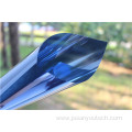 Metallized Carbon Film Double Side Blue for Building